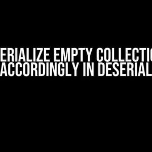 Do Not Serialize Empty Collections (and Handle Accordingly in Deserialization)